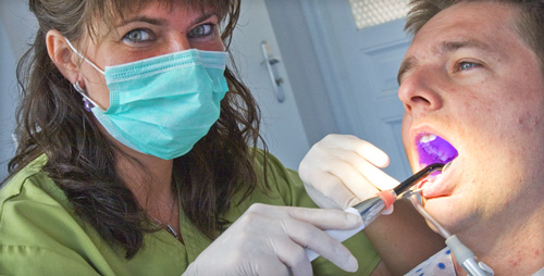 Painless treatment of cavities