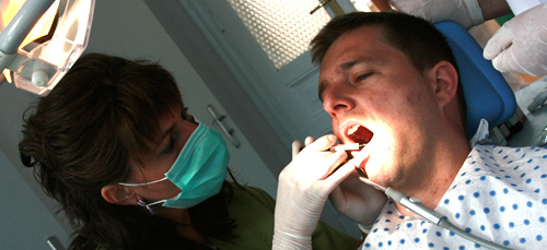 Painless treatment of cavities